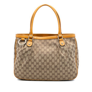 Pre-Loved Gucci GG Canvas Sukey Tote